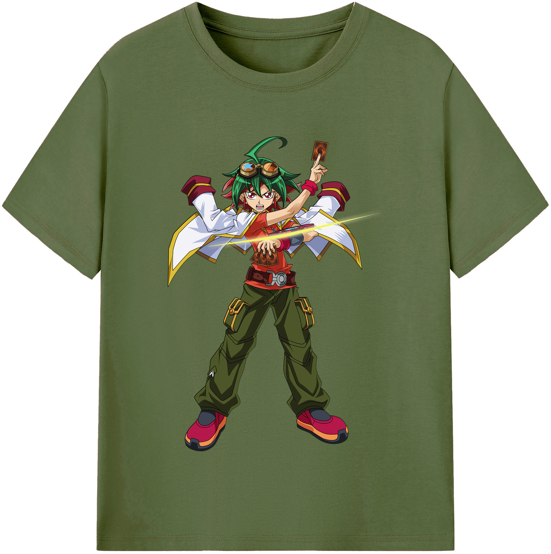 （画像用） 遊☆戯☆王 Yu-Gi-Oh! 綿100％半袖Tシャツ（フロントプリント）